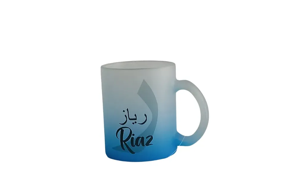 Blue Frosted Mug - Riaz