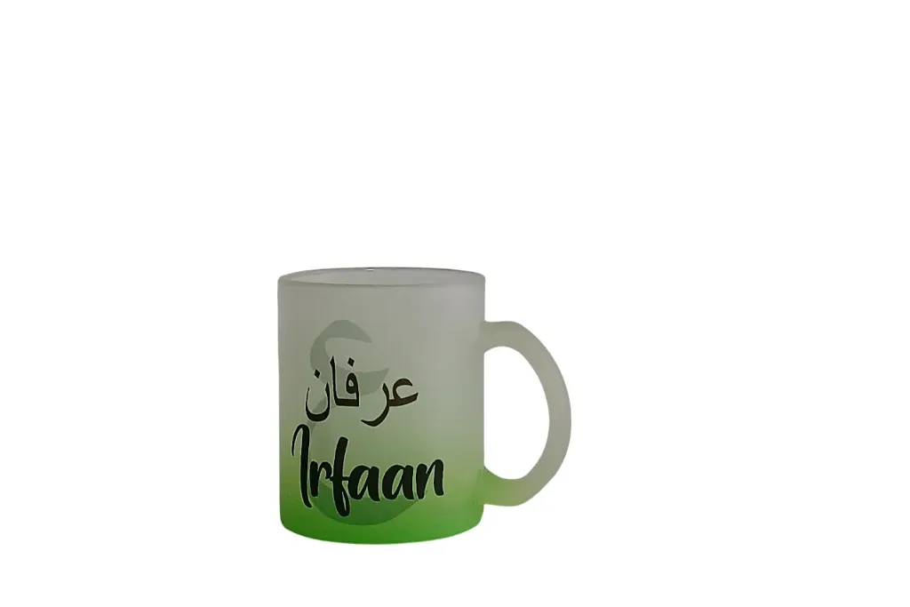 Green Frosted Mug- Irfaan 