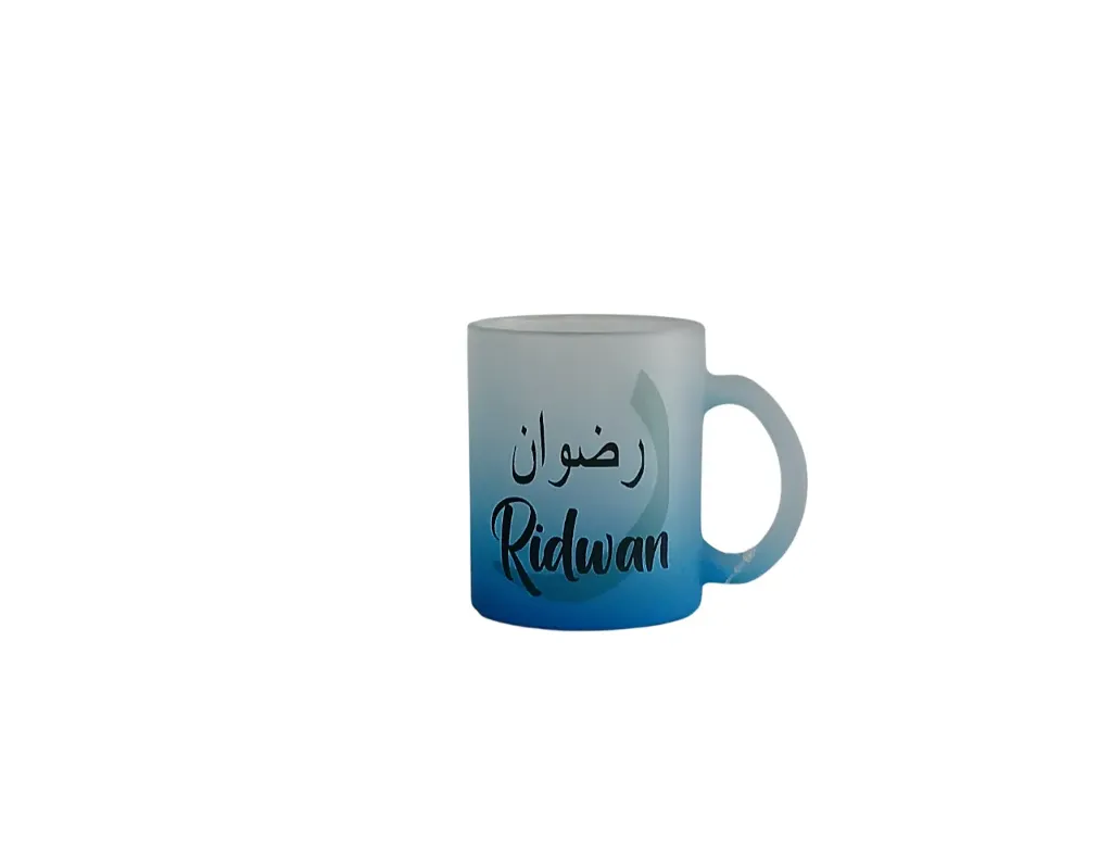 Blue Frosted Mug-Ridwan