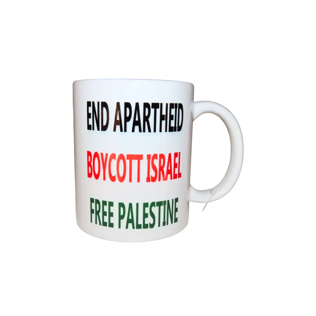 Mug-End Apartheid Free Palestine