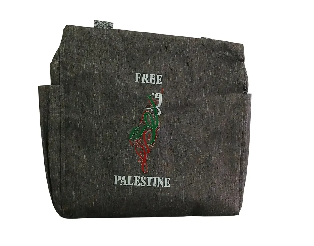 Cooler Bag-Free Palestine-Grey 