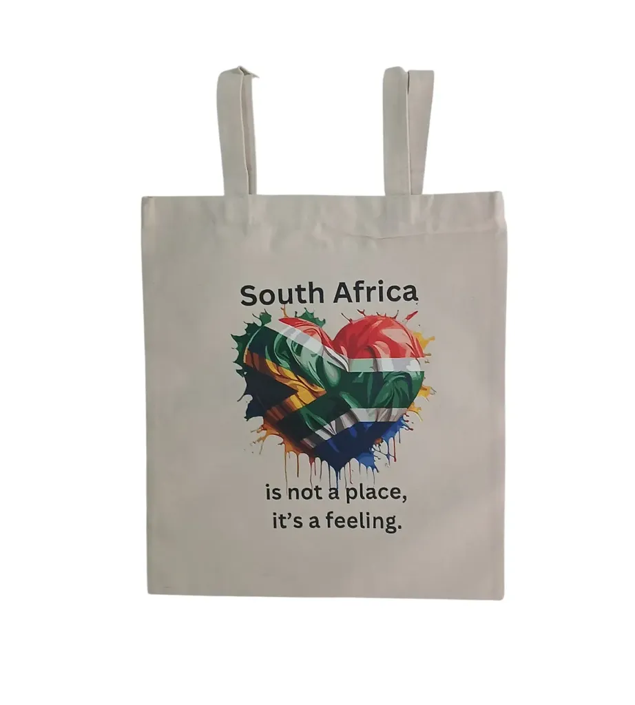 Tote Bag-South Africa is not a place, it's a feeling - Cream 