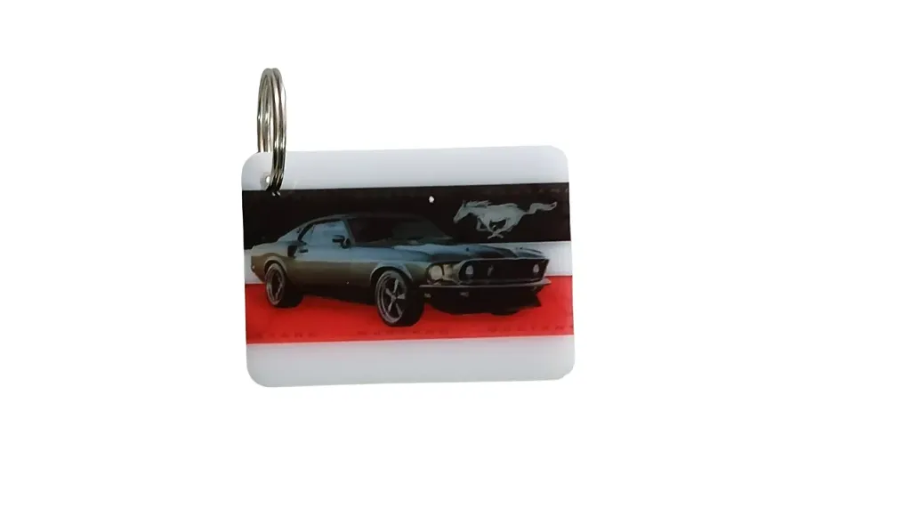 Keyring-Mustang Black 