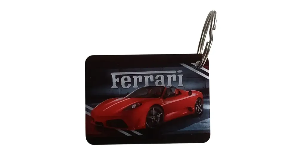 Keyring- Cars one sided 